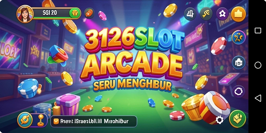 Tampilan gameplay menegangkan dari 3126SLOT yang penuh warna.