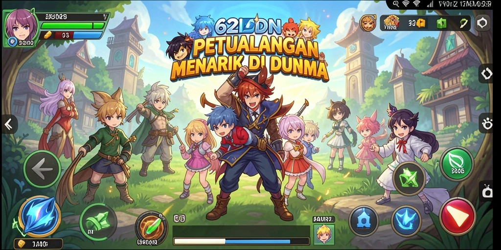 Tampilkan aksi seru karakter anime dalam <strong>62IDN</strong>.