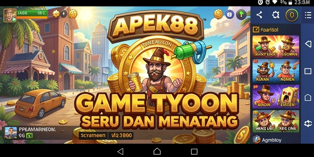 Tampilan gameplay APEK88 yang seru dan menarik.