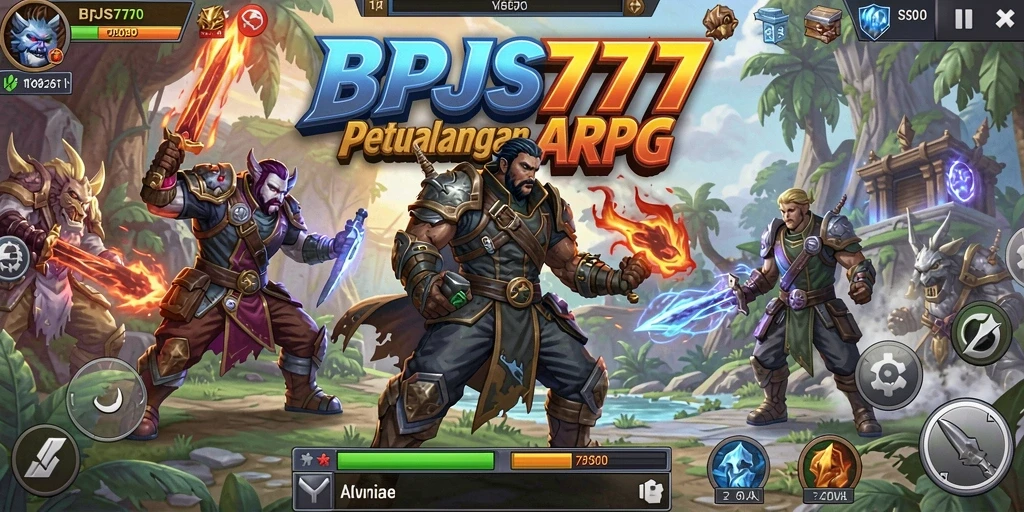 Tampilan gameplay yang menarik di dunia ARPG BPJS777.