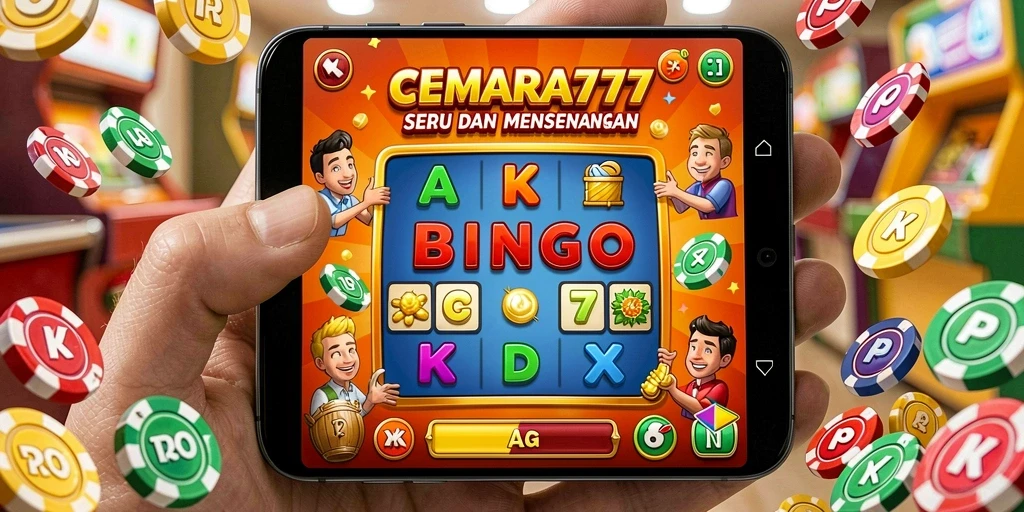 Tampilan permainan Bingo yang seru dan interaktif di CEMARA777.