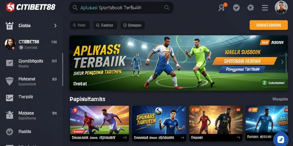 Screenshot gameplay CITIBET88 yang menampilkan taruhan olahraga yang mengasyikkan.