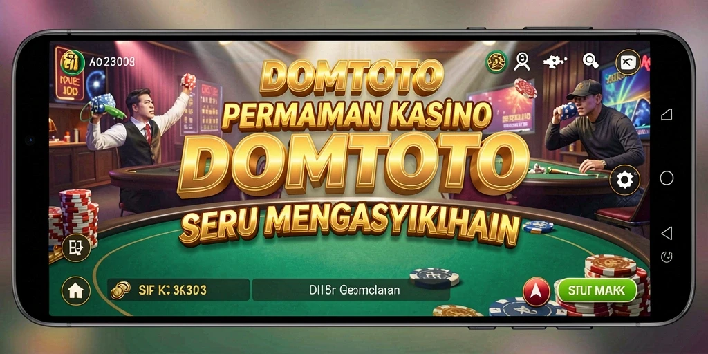 Tampilan menarik gameplay Kasino di DOMTOTO.