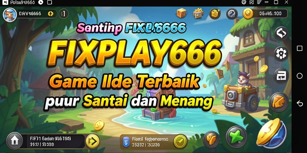 Tampilan screenshot gameplay <strong>FIXPLAY666</strong> yang menampilkan pertumbuhan kerajaan Idle.