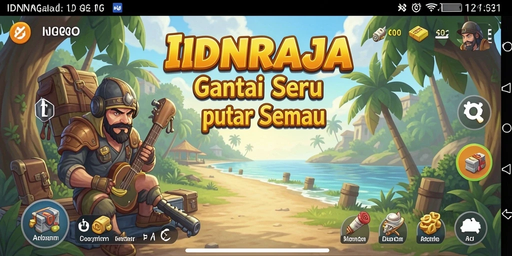 Screenshot gameplay <strong>IDNRAJA</strong> yang menampilkan keseruan bermain casual.