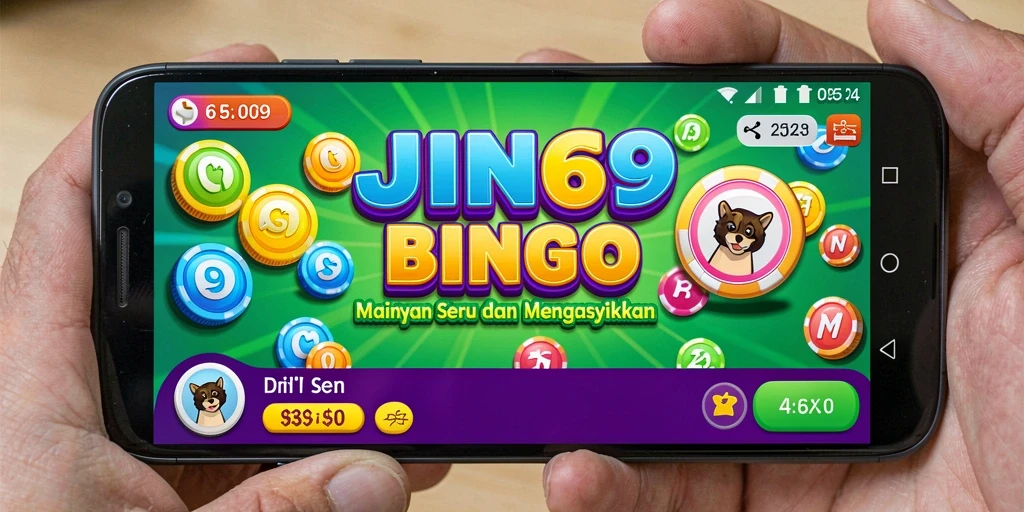 Screenshot gameplay JIN69 menunjukkan keseruan permainan Bingo.