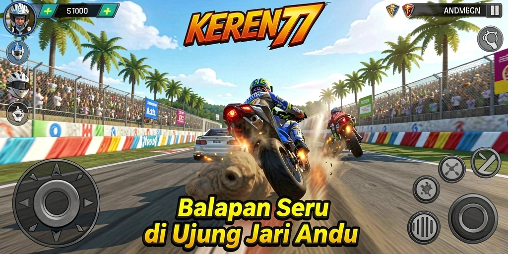Tampilan gameplay menarik dari KEREN77 yang menegangkan.