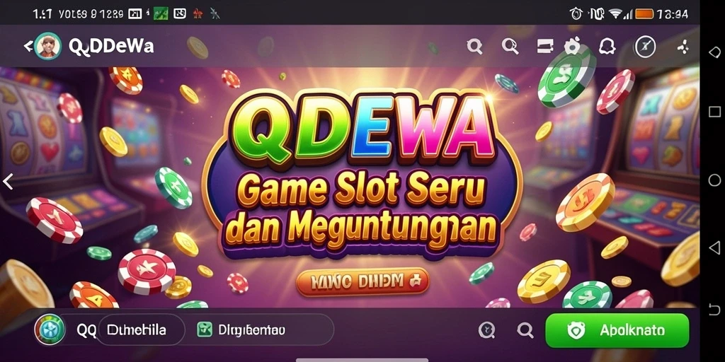 Tampilan gameplay QQDEWA yang seru dan menarik.