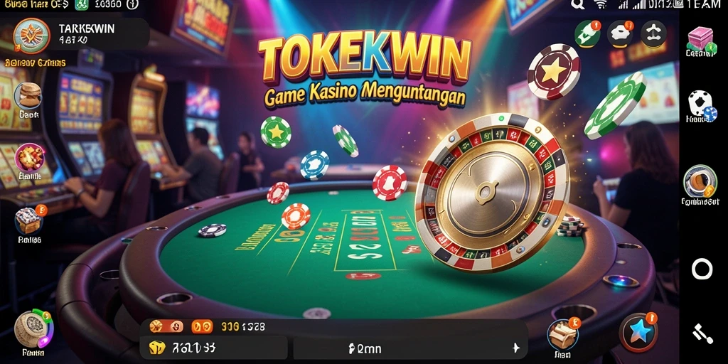 Tampilan seru gameplay TOKEKWIN Kasino yang mengasyikkan.