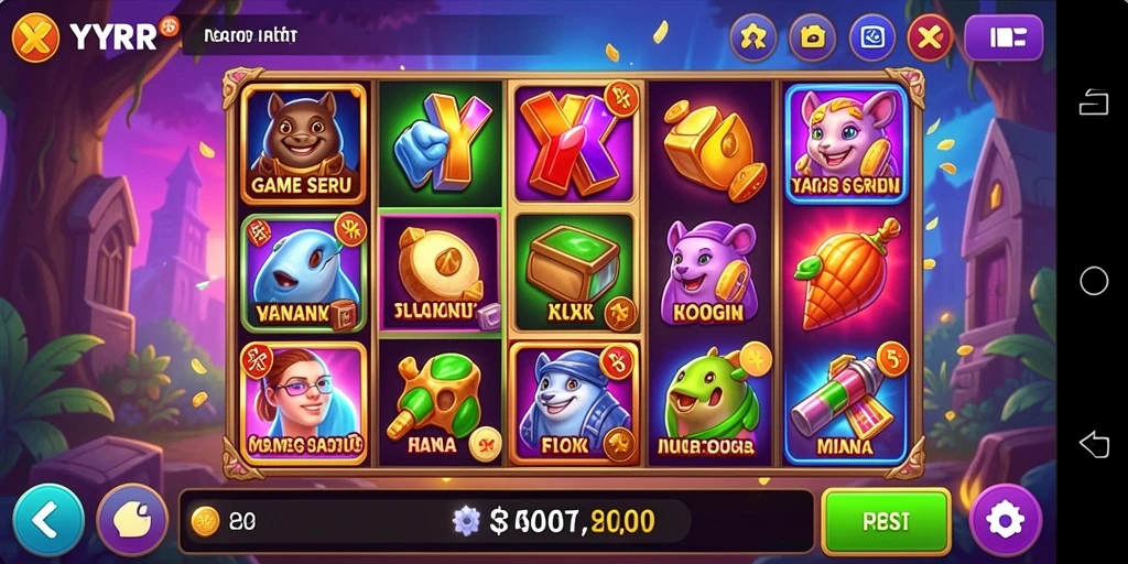 Tangkapan layar gameplay YYRR yang mengesankan dan penuh aksi Slot.